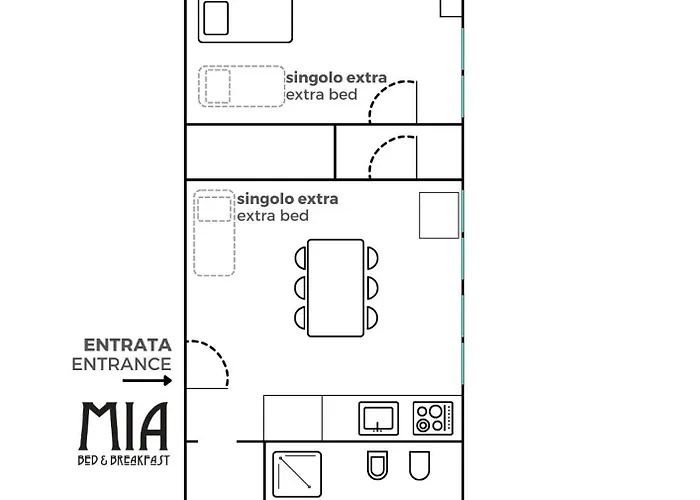 Casa Mia - No Reception לינה וארוחת בוקר